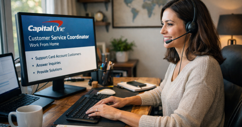 Work from Home Customer Service Coordinator – Card Account Servicing-Capital One