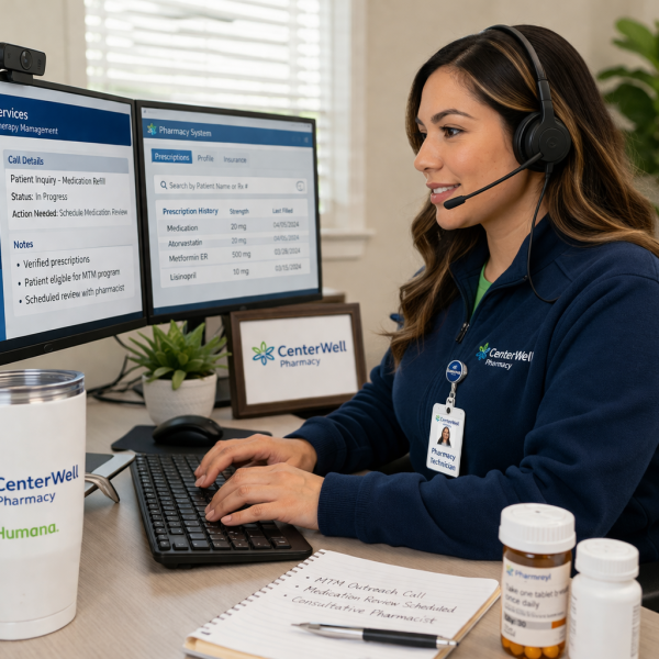 Remote Clinical Services Pharmacy Technician with CenterWell Pharmacy