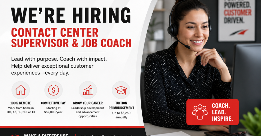 Contact Center Supervisor and Job Coach with Safelite